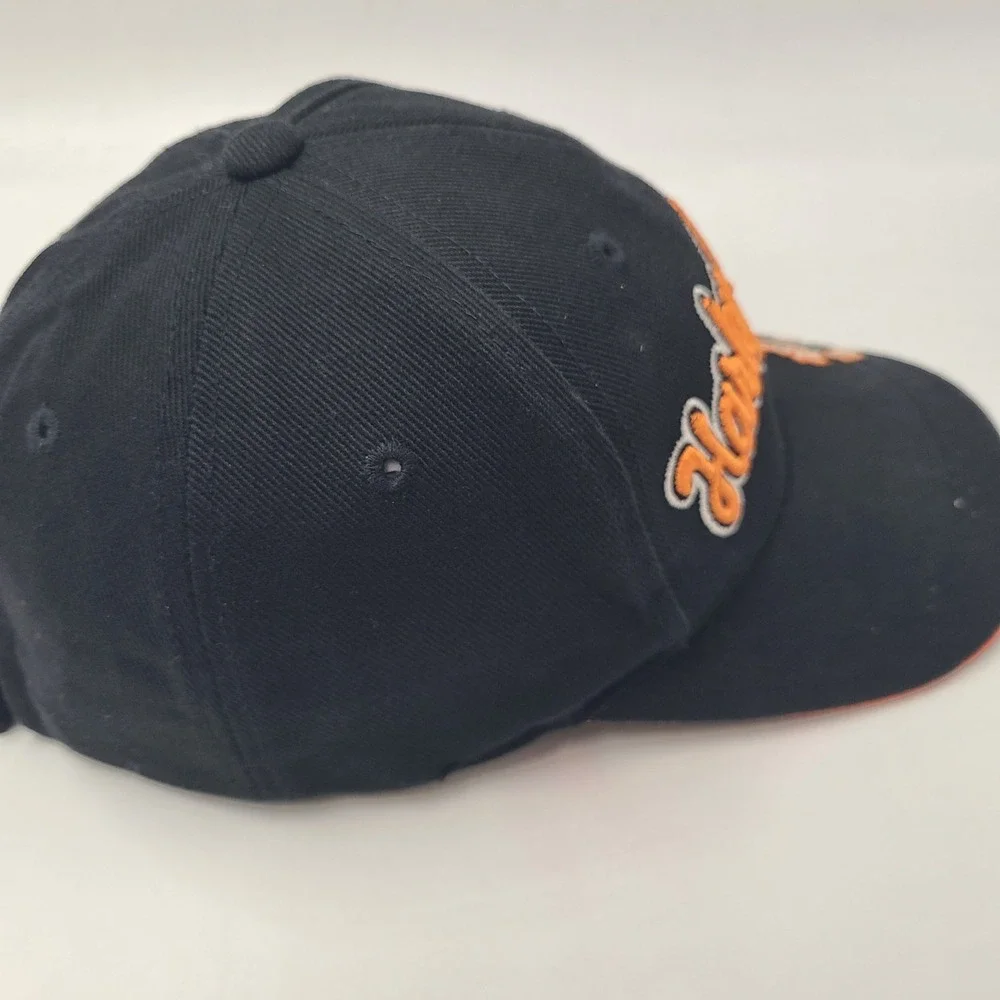Harley-Davidson Hat Adjustable (Fits Small) Black Orange Motorcycles‎ Biker Men